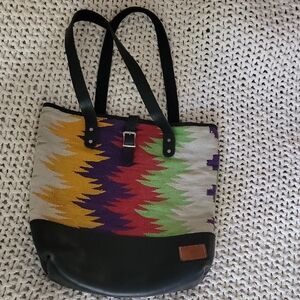 Will Leather Goods Carpet Bag Tote